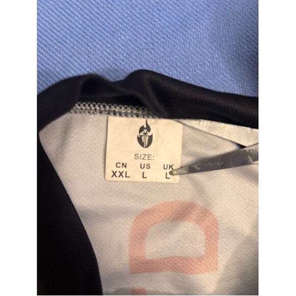 Wolfbike Cycling Jersey Men's Size L Black and White - Picture 7 of 10